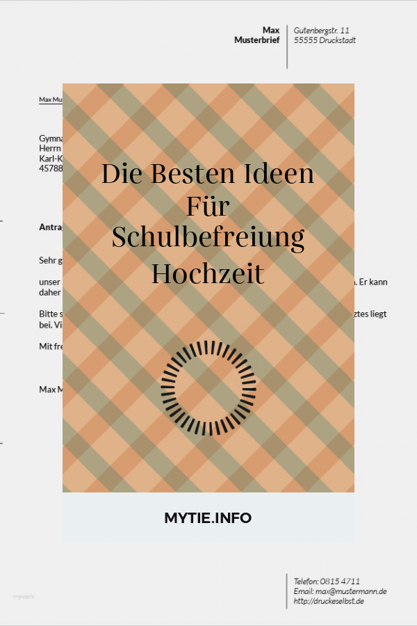 Die Besten Ideen Für Schulbefreiung Hochzeit